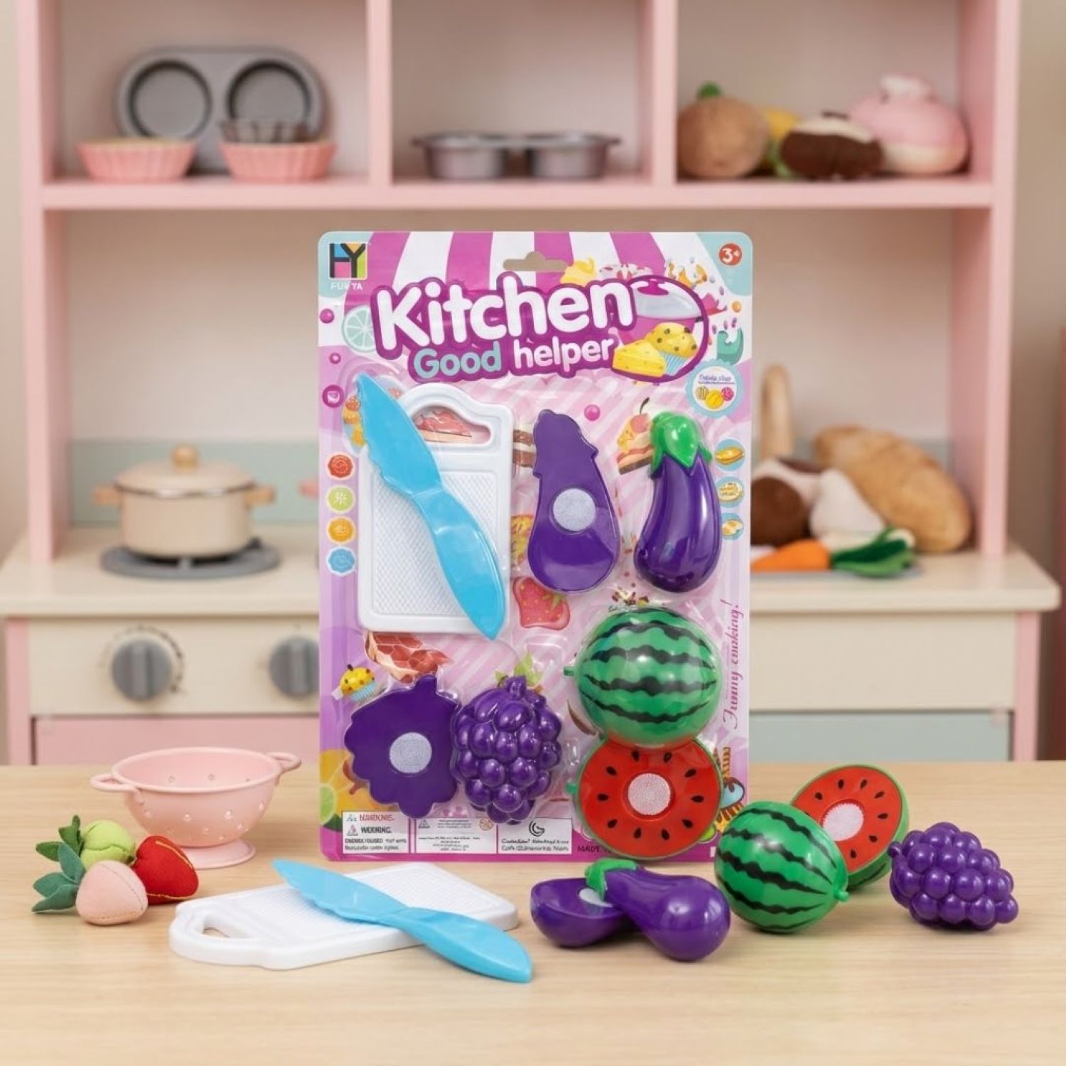 133-P KITCHEN SET VERDURAS