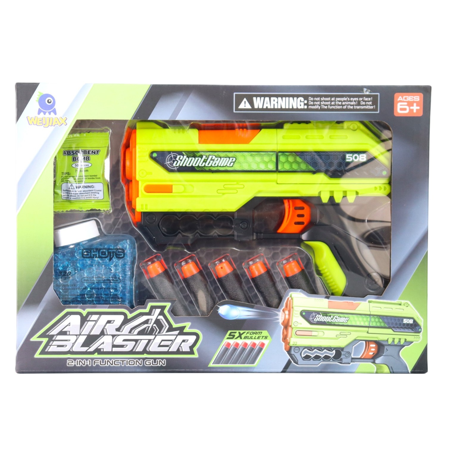 508D-1 LANZADOR GEL Y DARDOS AIR BLASTER