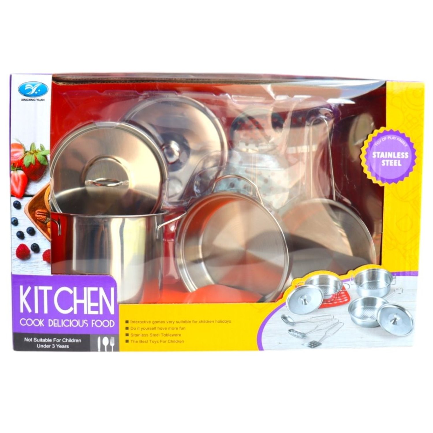 666-C4 SET COCINA ACERO KITCHEN