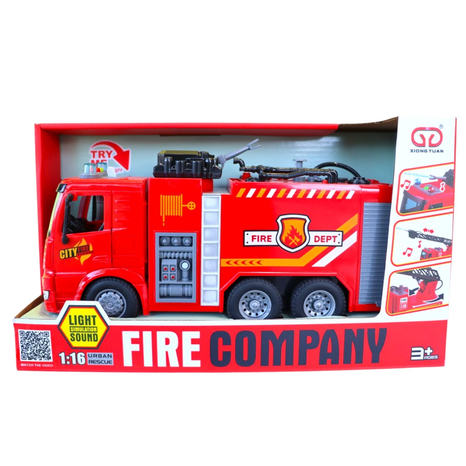 899-8B CAMION DE BOMBEROS LUZ Y SONIDO