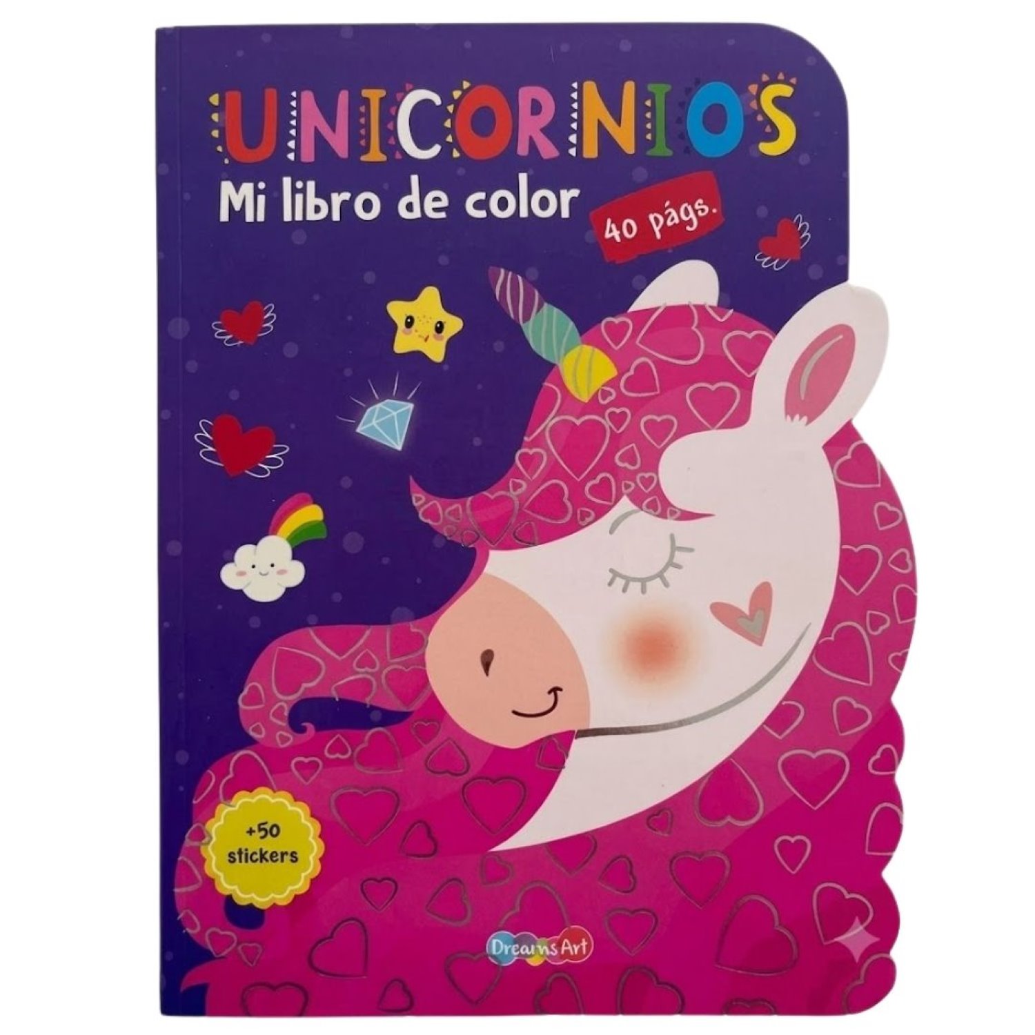 BCMAG0211 LIBRO COLOREAR UNICORNIOS 40 PAG
