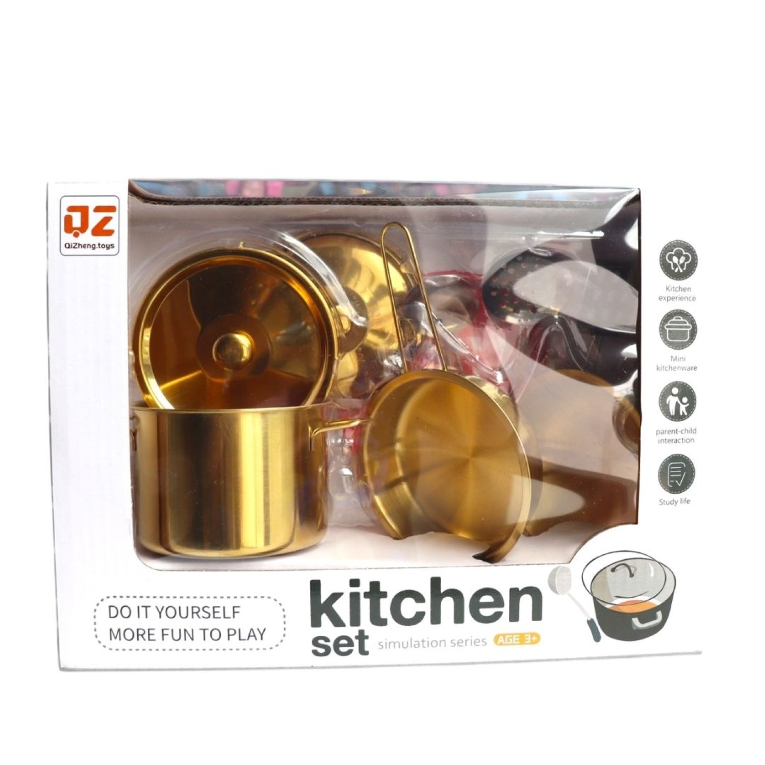 BX-202A / BX-2031A SET COCINA ACERO GOLD