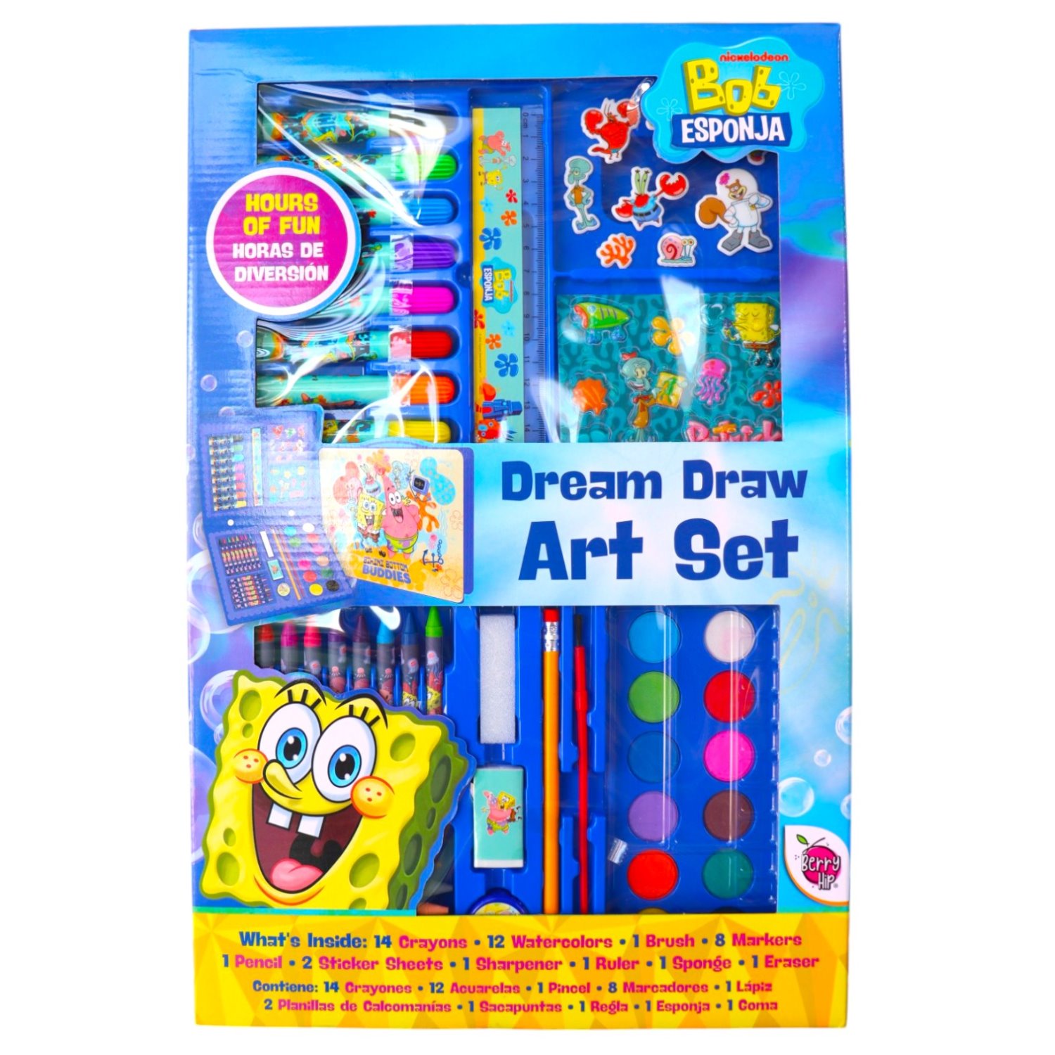 DDA13BE ART SET BOB ESPONJA DREAM