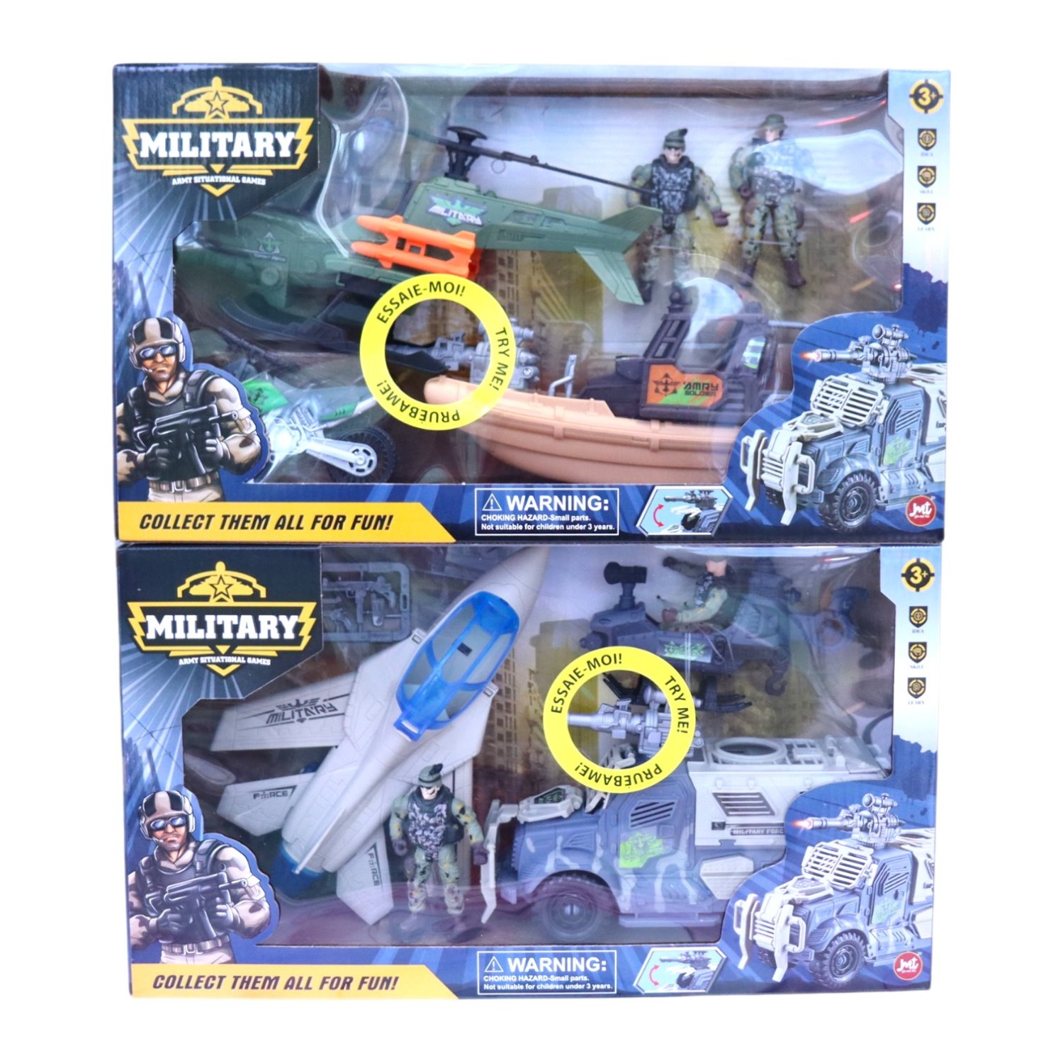 F34-1 / F34-3 SET MILITARY COLECCION 4 PIEZAS
