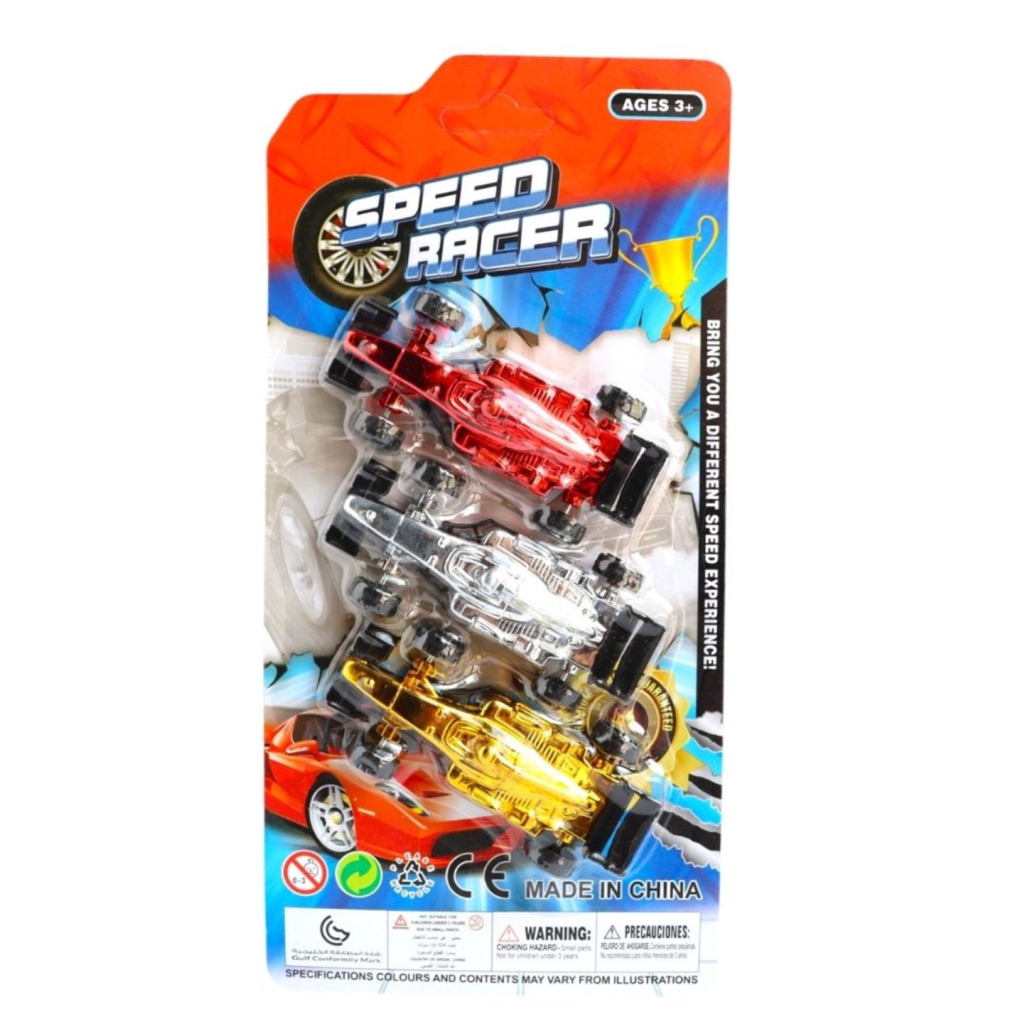 GJ-693 VEHICULOS CARRERAS 3 PZ