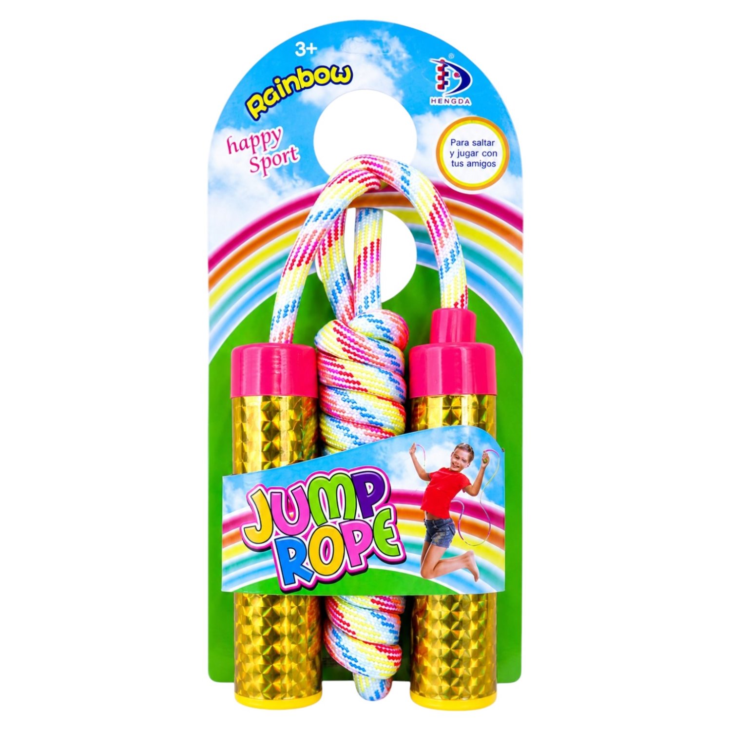 HD016-1 CUERDA PARA SALTAR RAINBOW