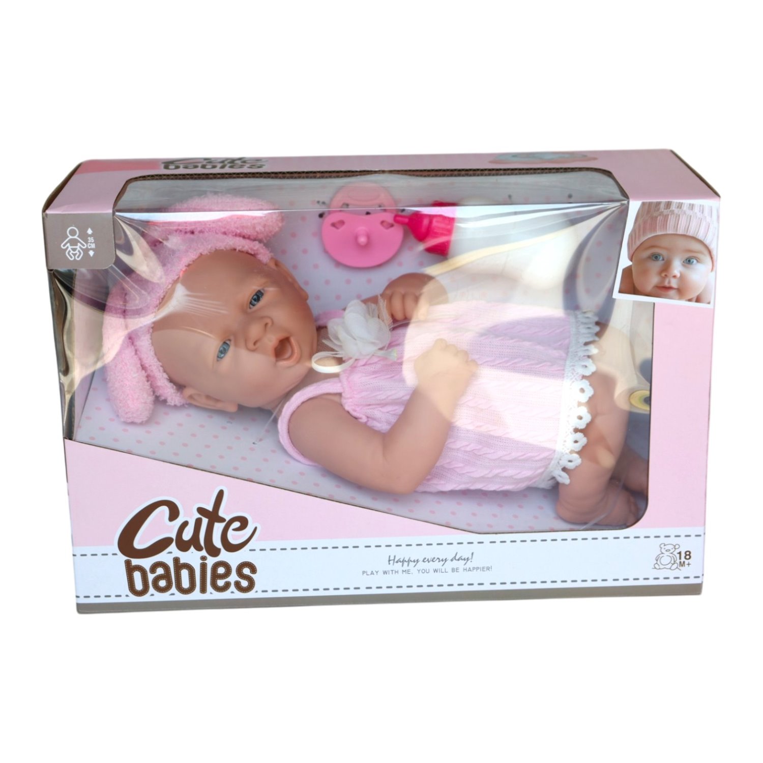 HX533-1C BEBE CUTE BABIES 35CM