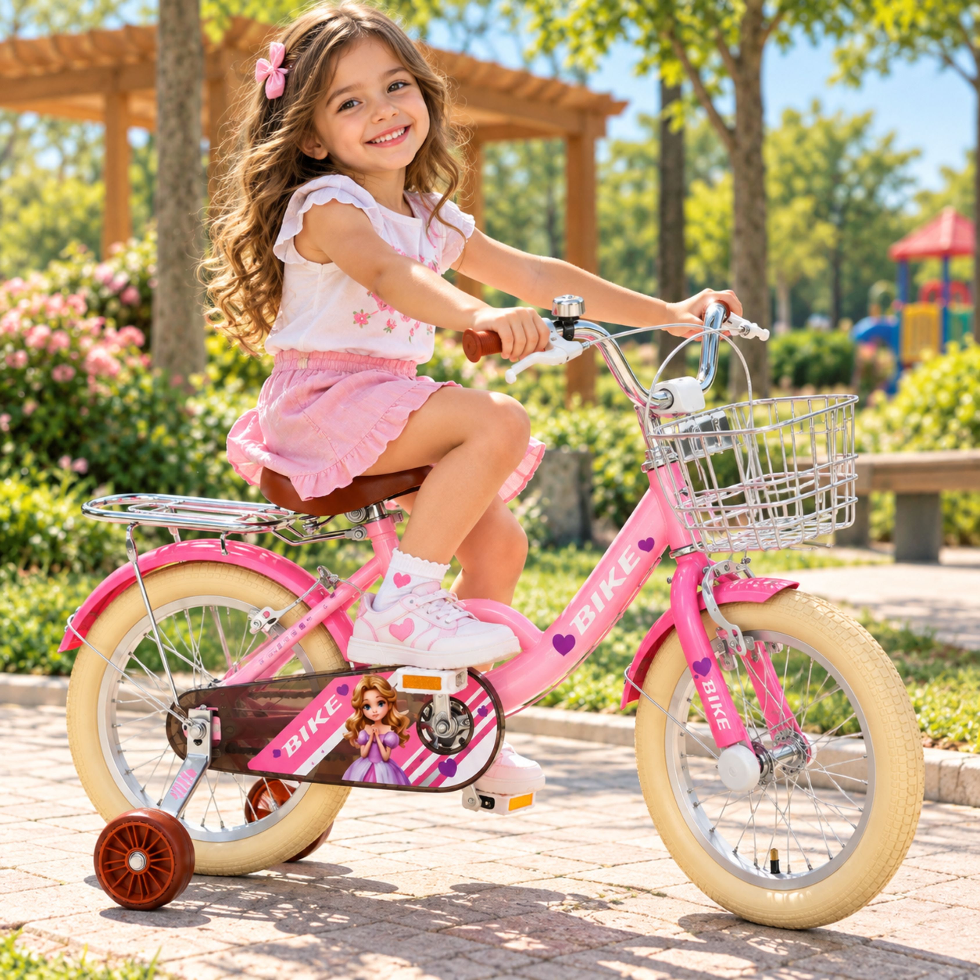 J511-16 BICICLETA PRINCESA  RODADO 16