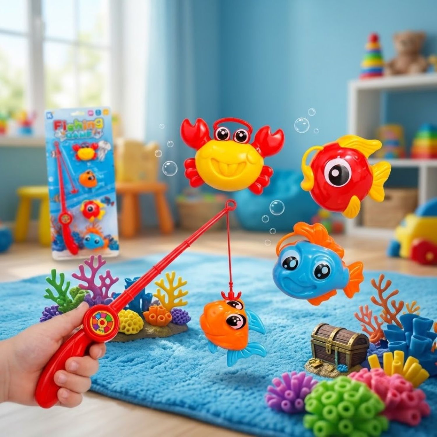 688-1 JUEGO DE PESCA 4 PZ