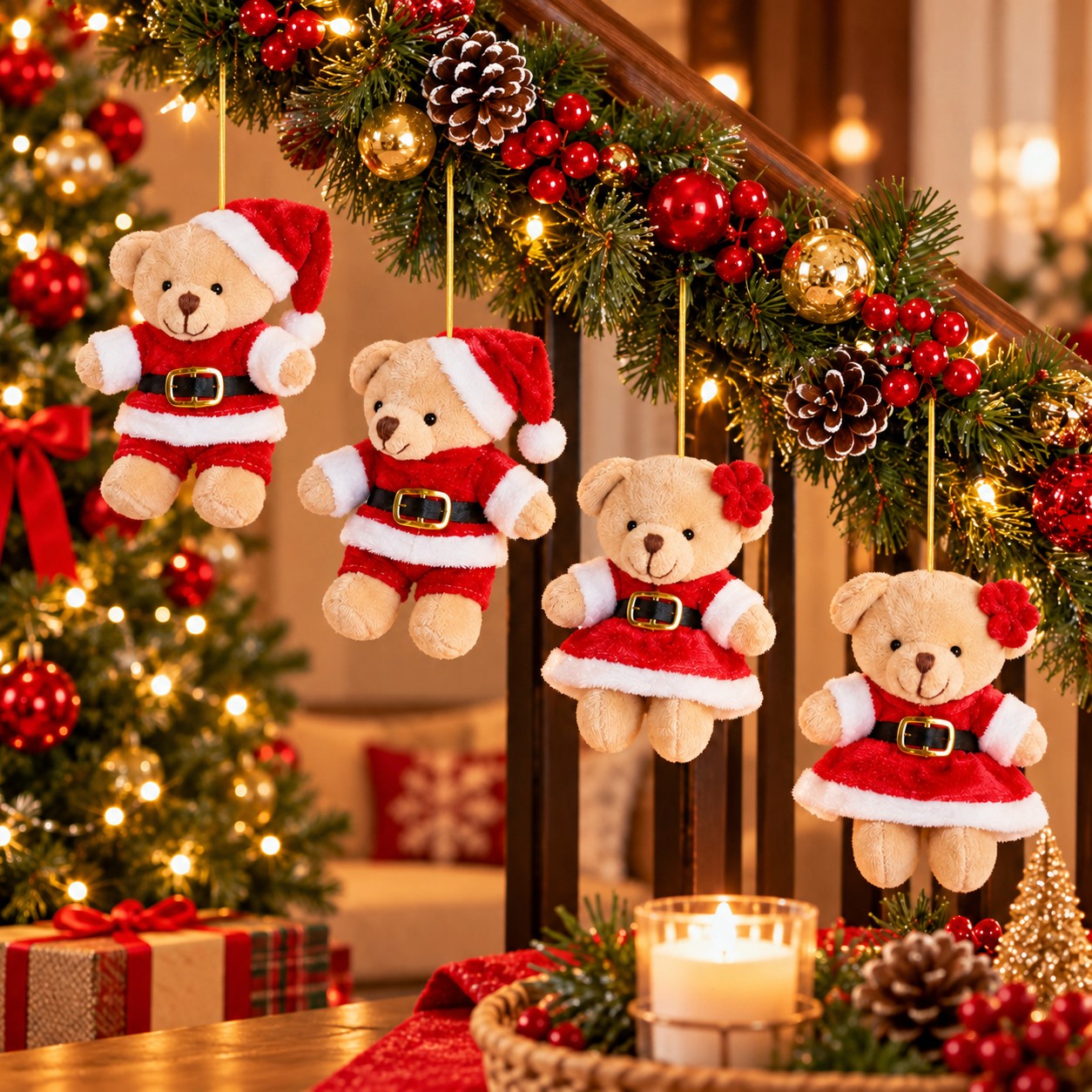 MTY263226 OSO NAVIDEÑO 10 CM