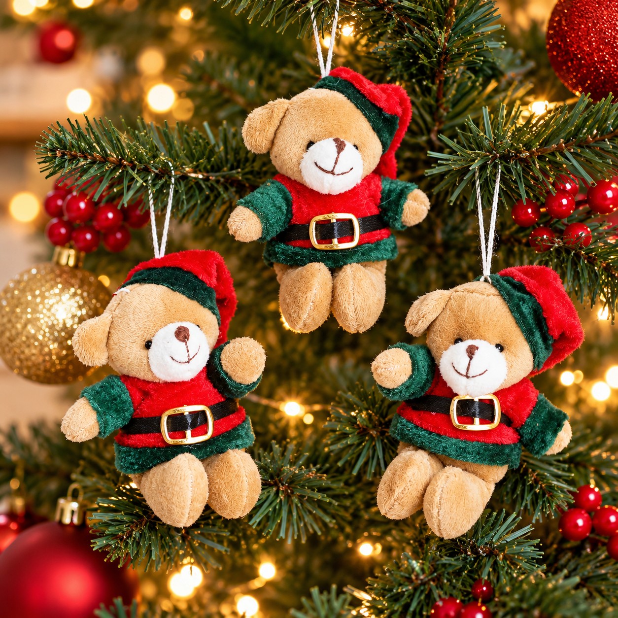MTY263227 OSO NAVIDEÑO 10 CM