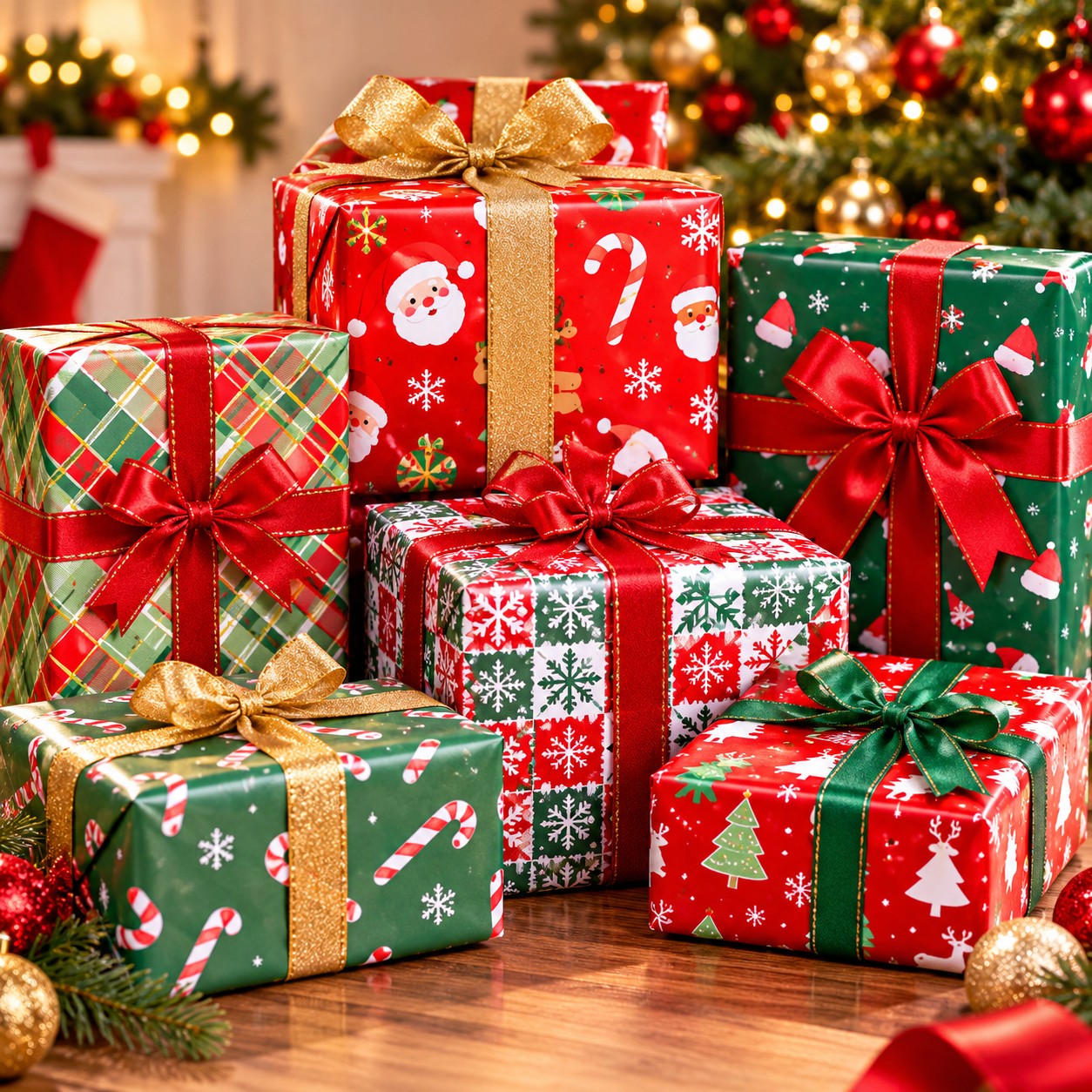 MTY263345 PAPEL NAVIDEÑO 2 PZ 50 X 70 CM