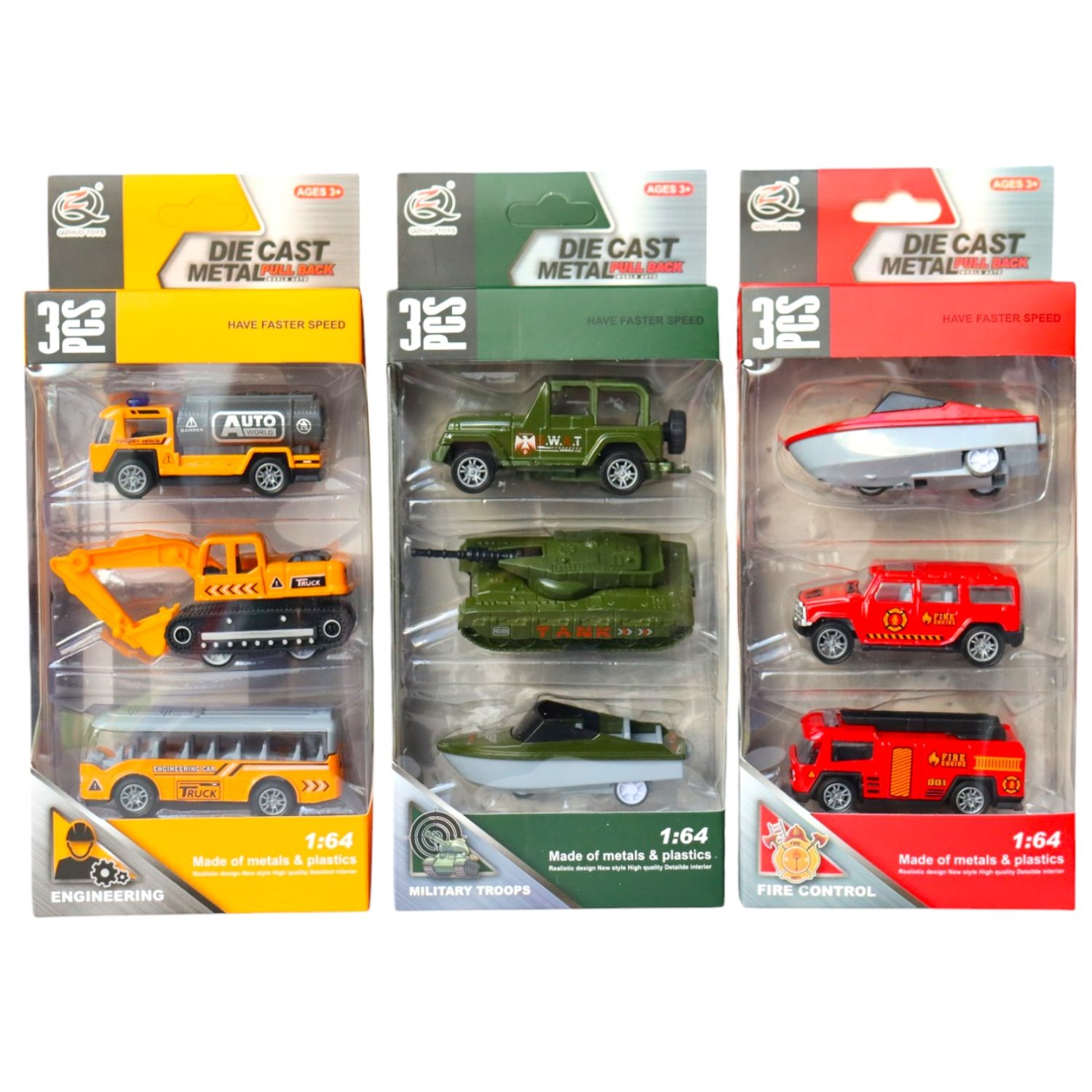 QZ616-A / QZ616-B SET METAL 3 PZ