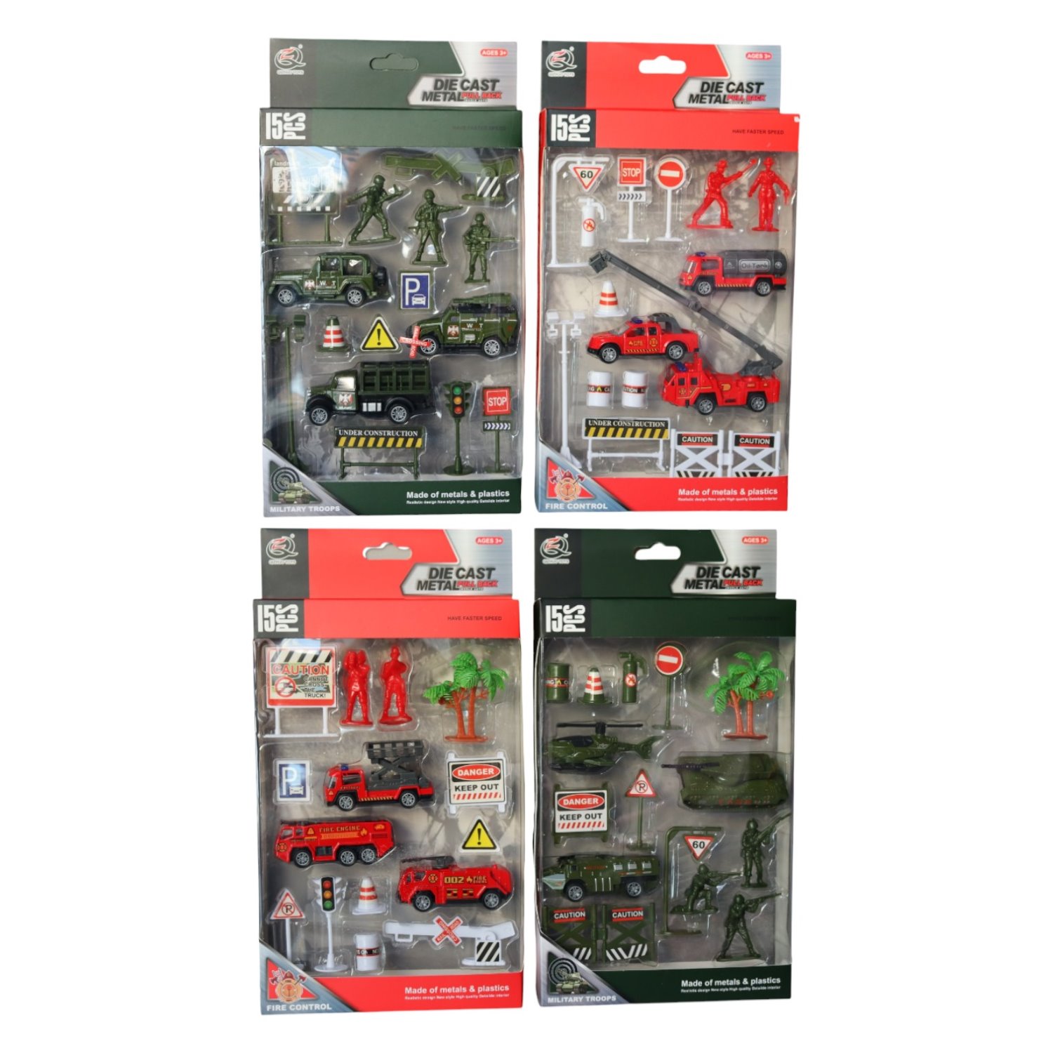 QZ629-A / QZ629-B SET METAL PULL BACK