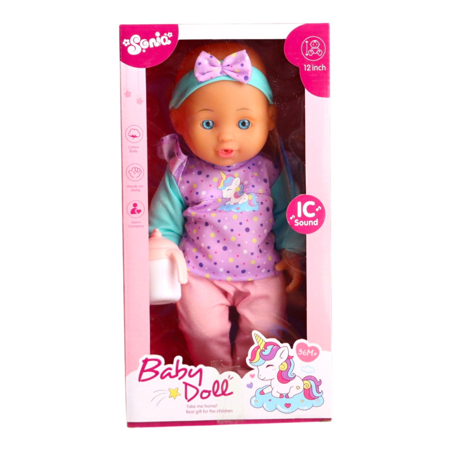 SO-6959I BABY DOLL SONIA CON SONIDO 30 CM
