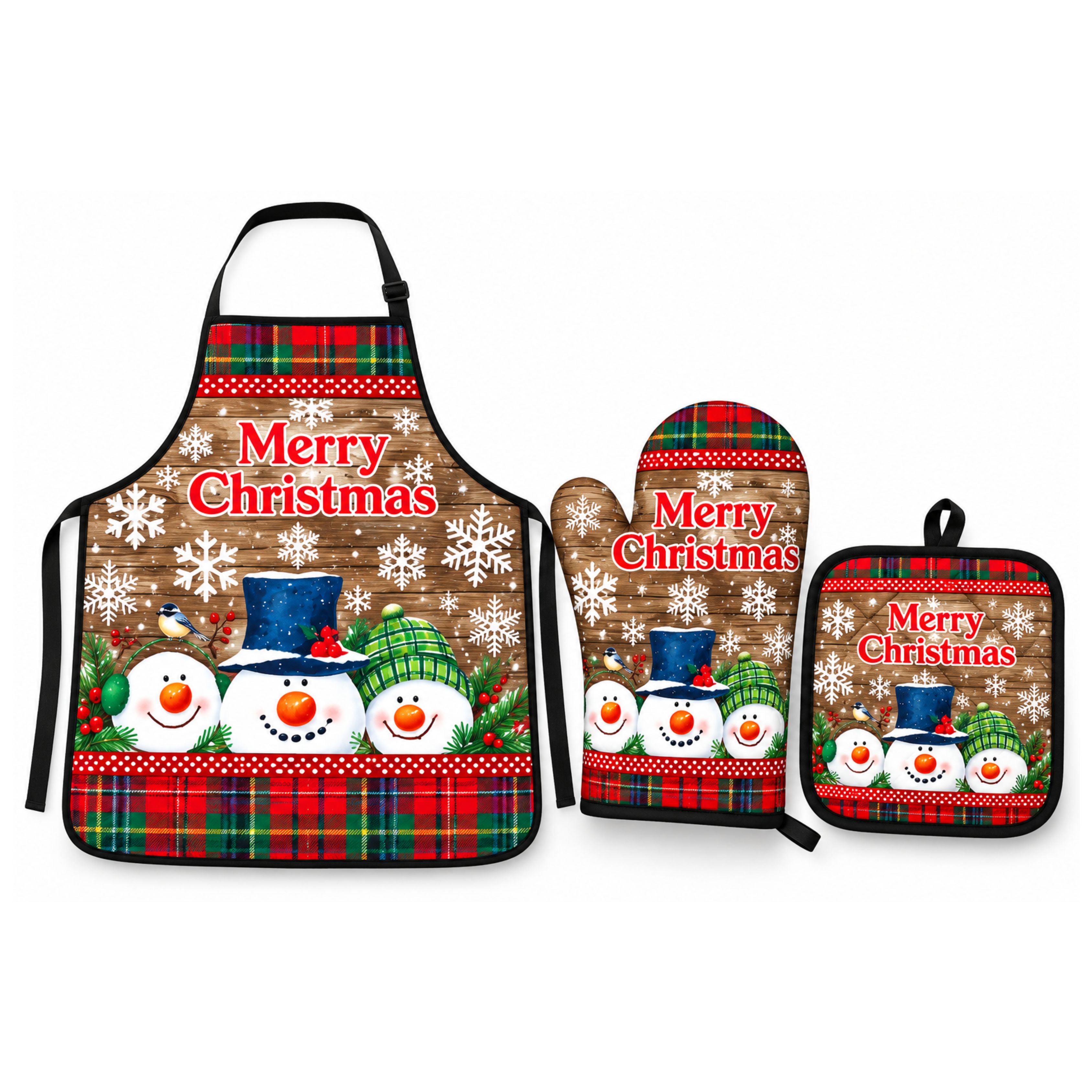 8803 SET NAVIDEÑO COCINA 3 PZ. "OFERTA"