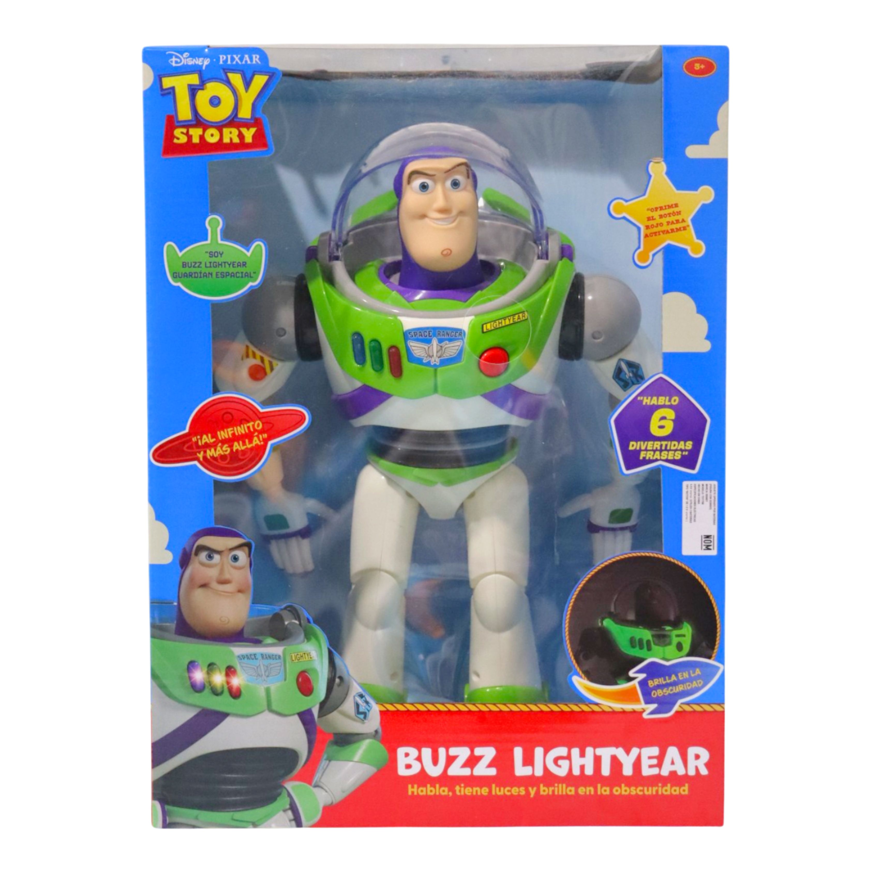 T371798 BUZZ LIGHTYEAR LUMINOSO FRASES DIVERTIDAS