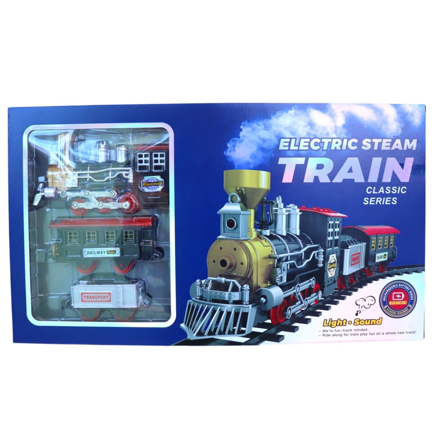 830-2 TREN ELECTRICO CON HUMO RECARG
