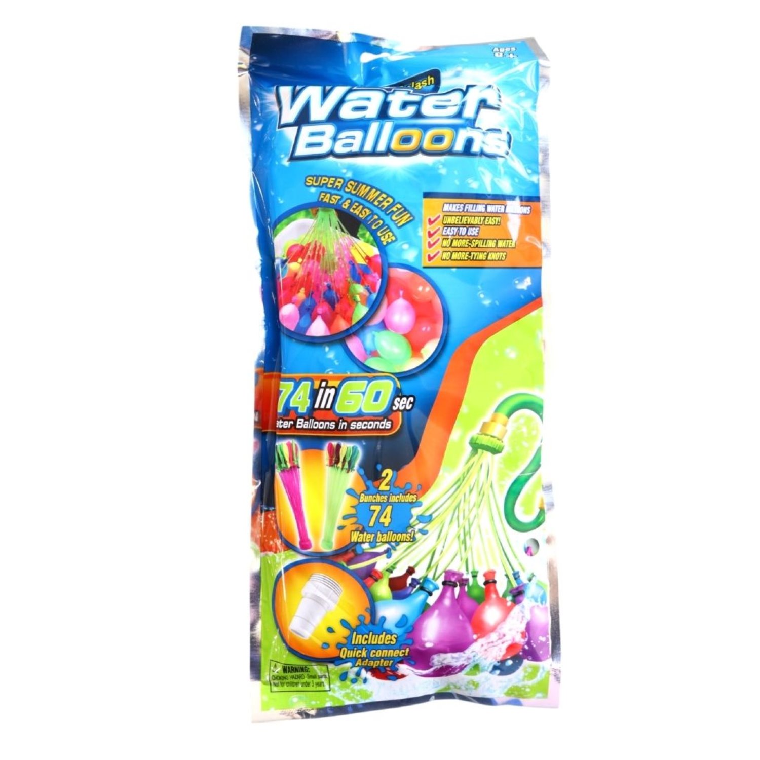 V21-2A GLOBOS DE AGUA 74 PZ