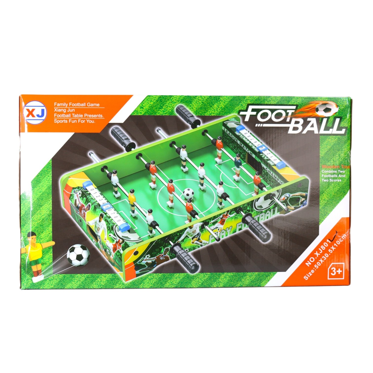 XJ801 FUTBOLITO DE MADERA 50X30 CM.