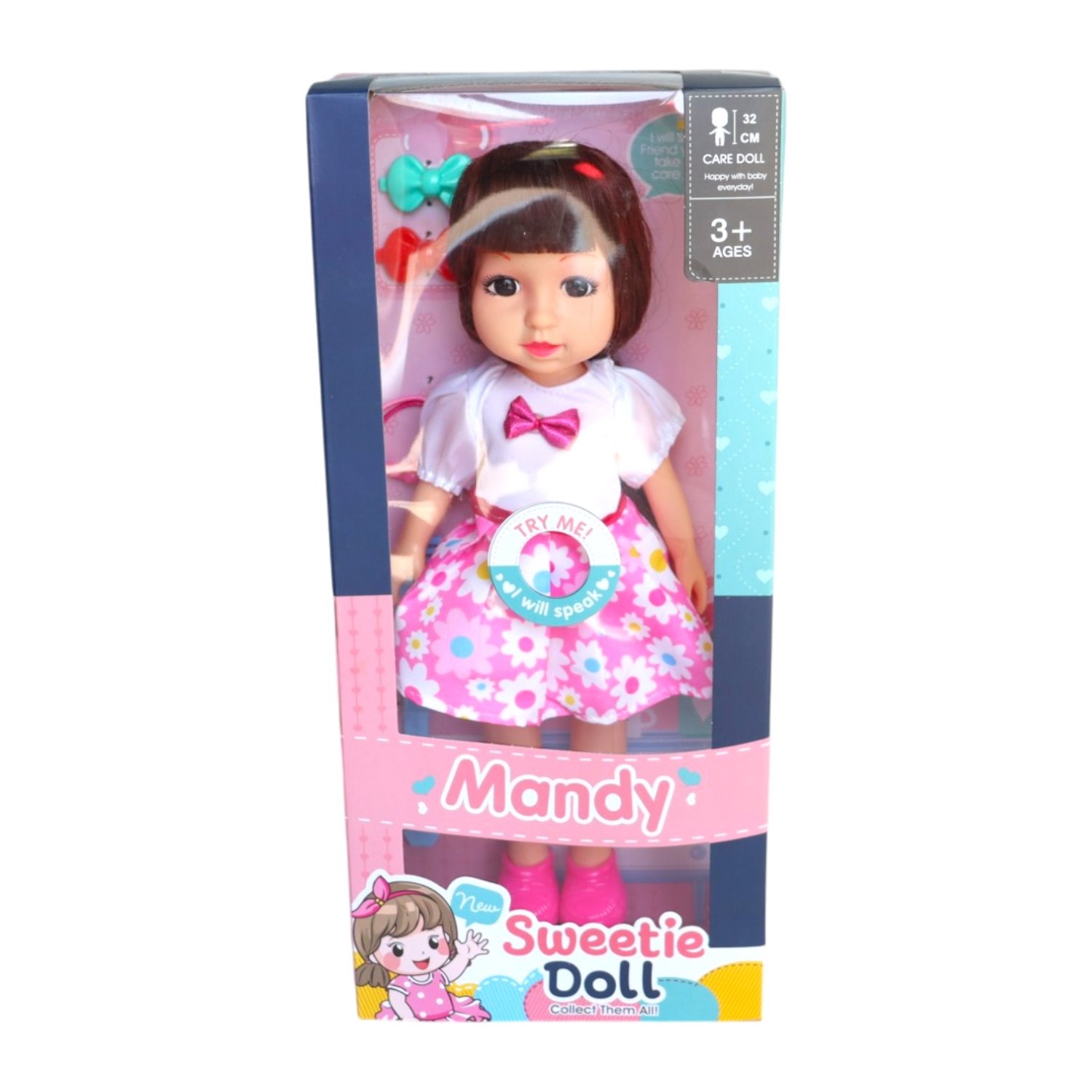 YM22-3Q SWEETIE DOLL 32 CM CON SONIDO