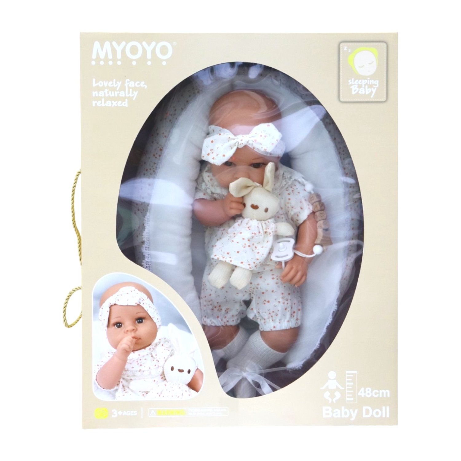 YT18-1A BEBE MYOYO CON BAMBINETO 48 CM